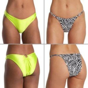 NWT TWO Kendall & Kylie Cheeky Bikini Bottoms | XL